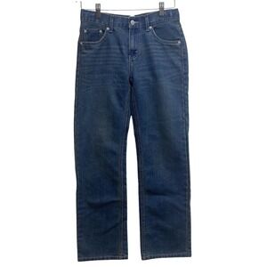 Levi's 505 Jeans Mens Teens 27x29 Regular Straight leg Blue Denim Pants